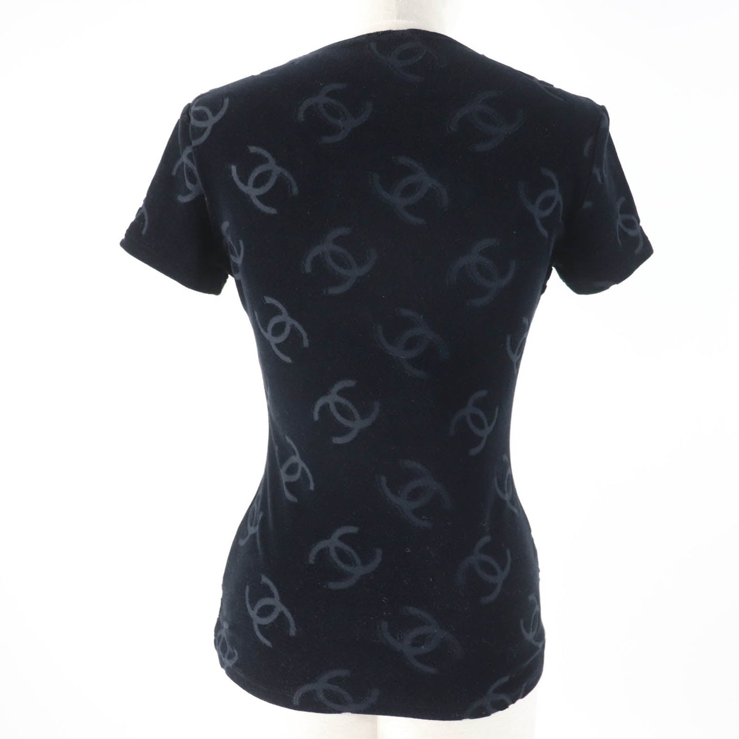 Chanel Coco Mark Velour Short Sleeve Top Bag