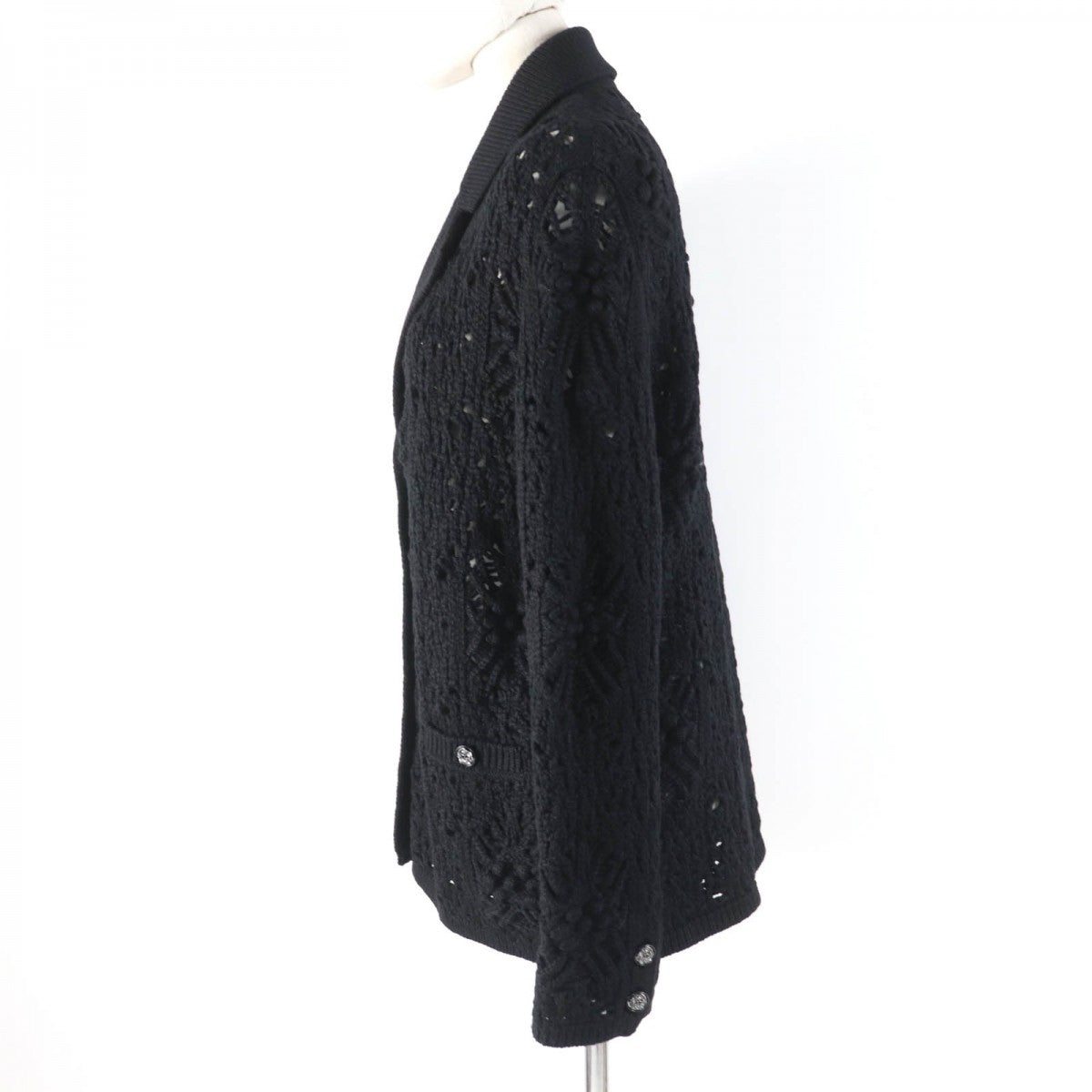 Chanel cardigan part 82 cotton part 18 Black Handbag