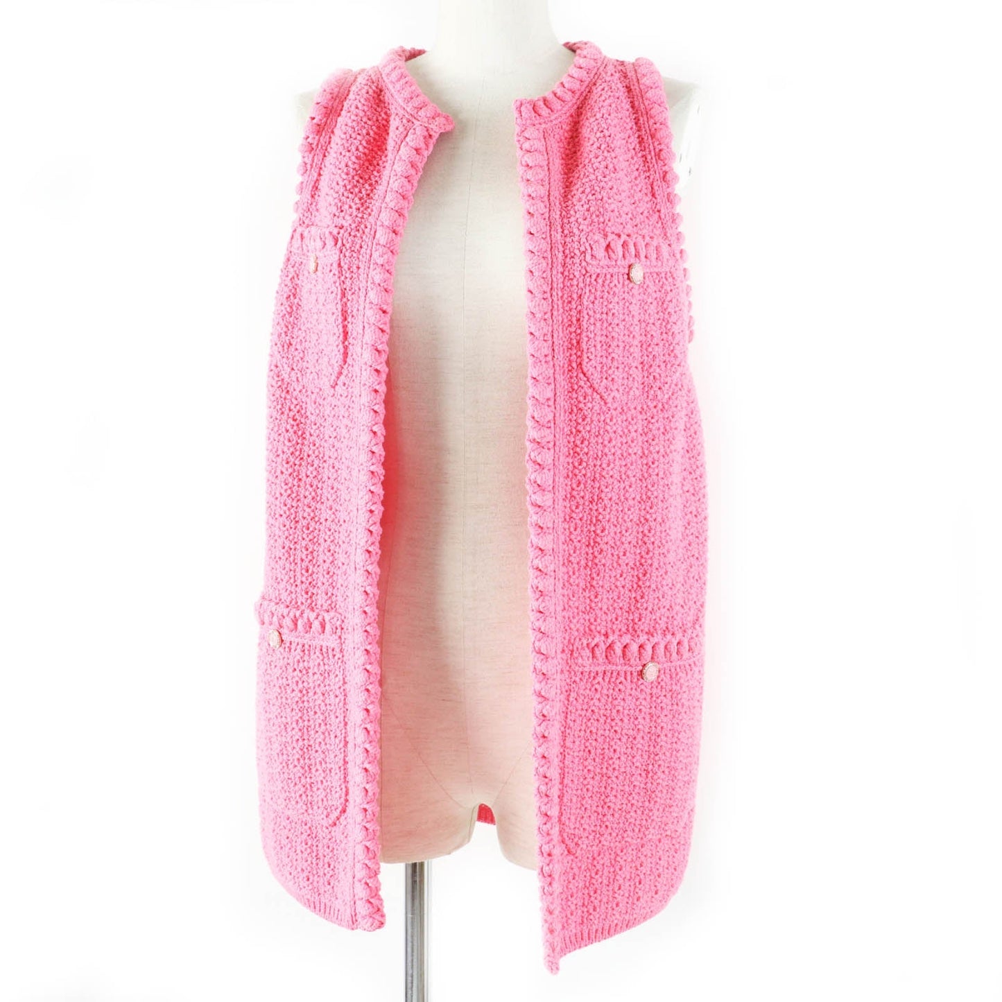 Chanel Cotton Polyamide Long Gilet 34