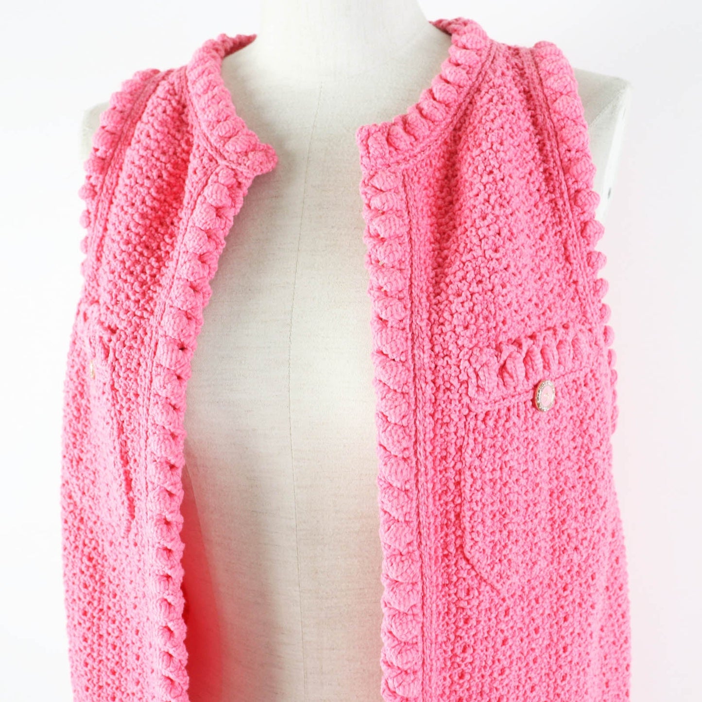 Chanel Cotton Polyamide Long Gilet 34