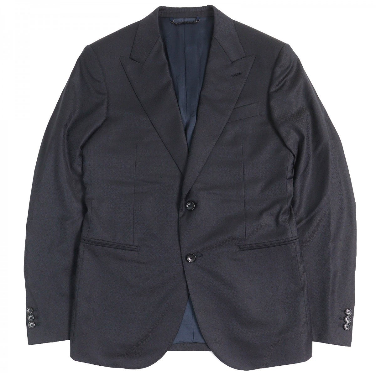 Louis Vuitton tailored jacket HOFJ8W Wool Navy Apparel
