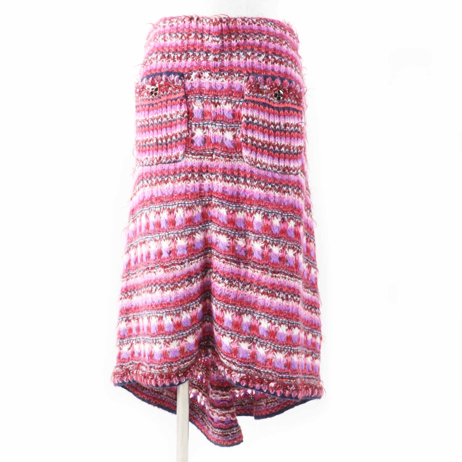 Chanel P72981 Alpaca Silk Fishtail Skirt