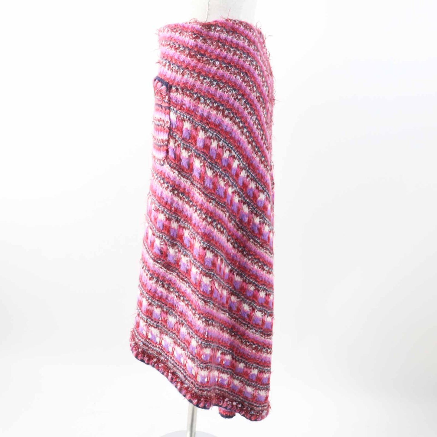 Chanel P72981 Alpaca Silk Fishtail Skirt Handbag