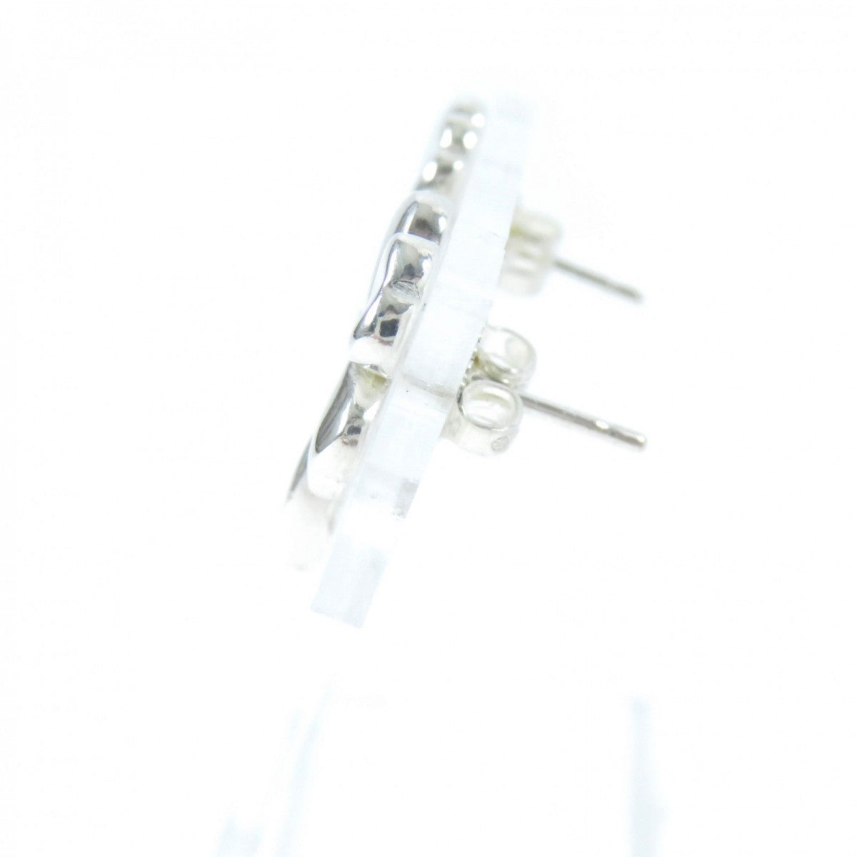 Chanel Pierce Silver Jewelry 5