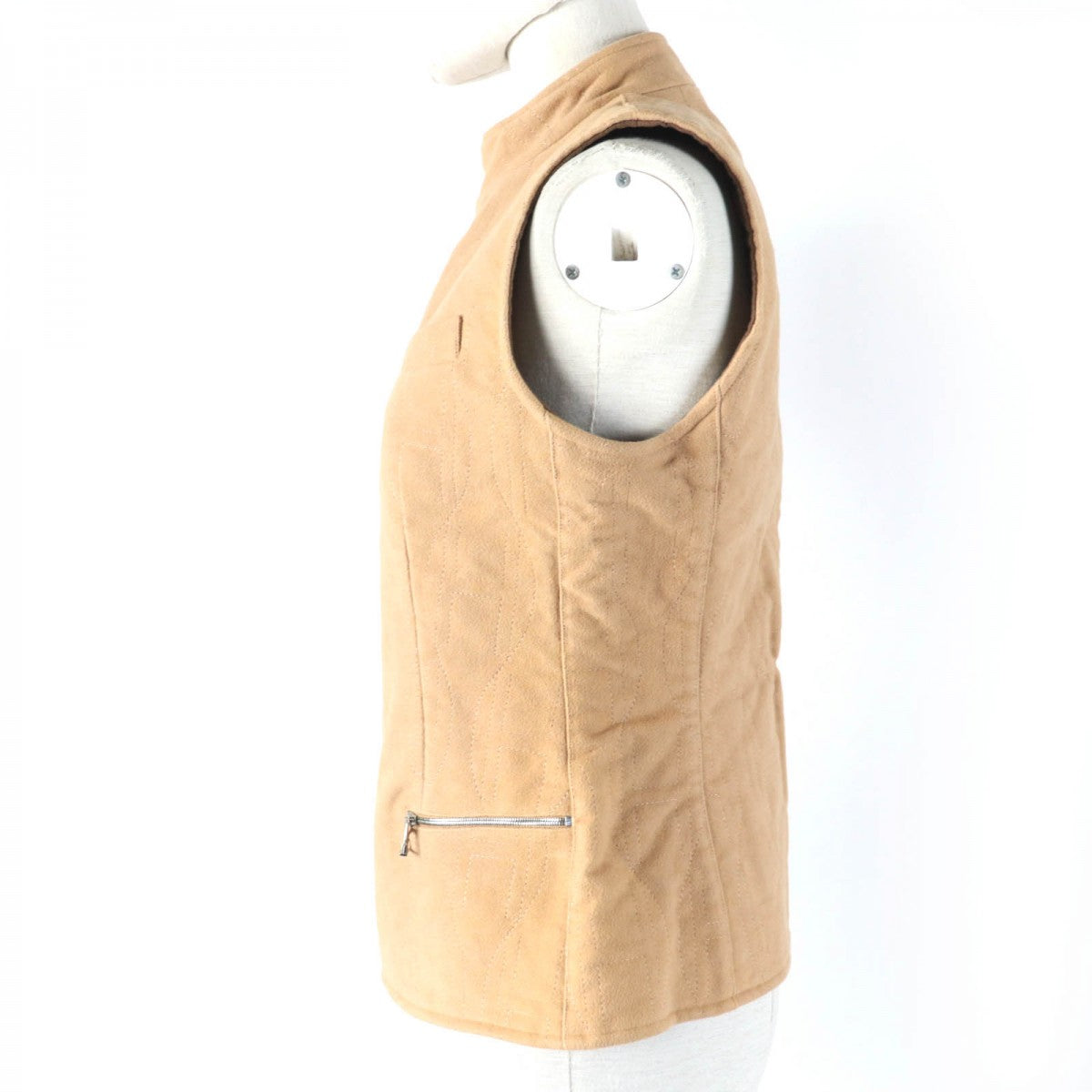 Vest Main: Cotton, Filling: Polyester Women Handbag Beige Travel Bag
