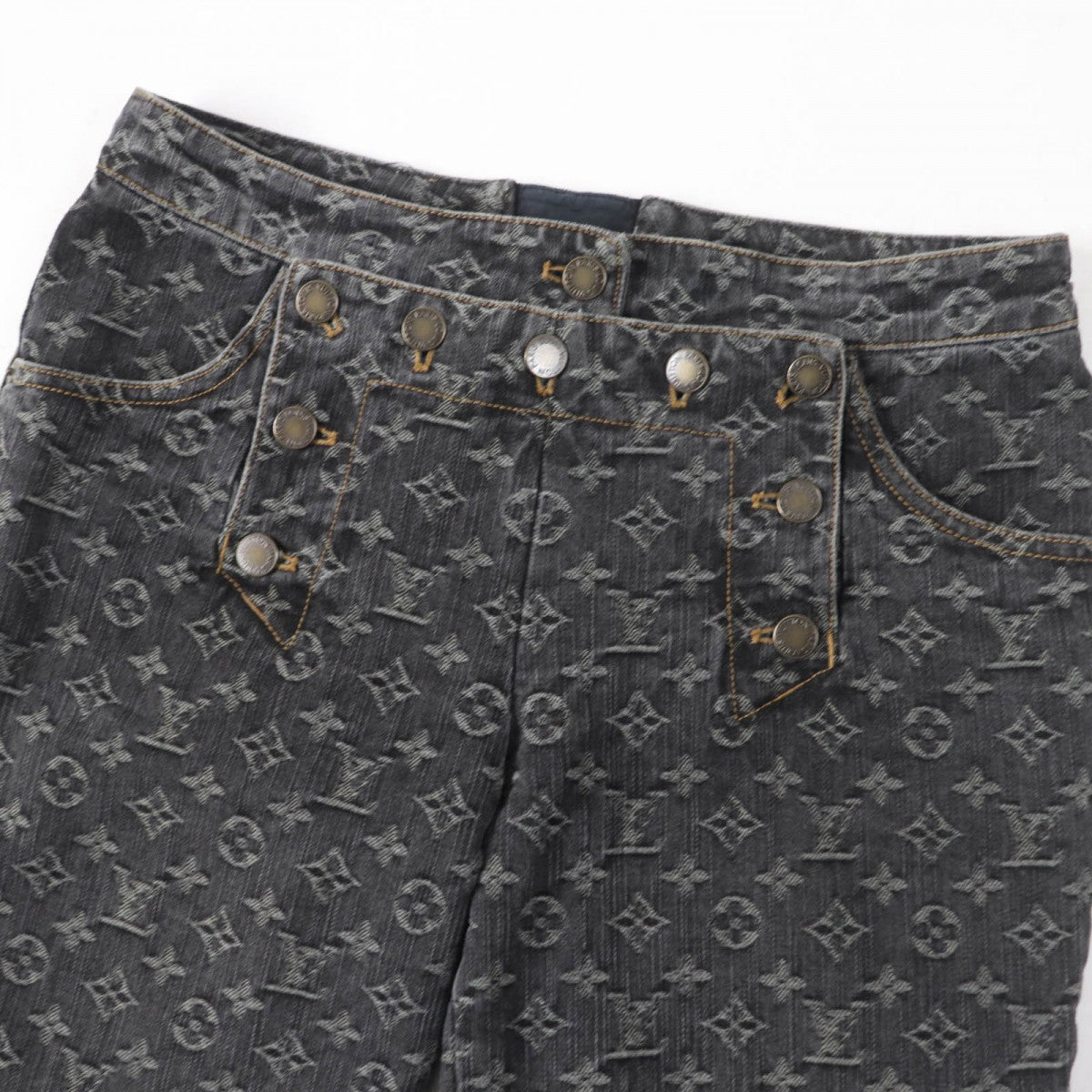 Louis Vuitton Denim Cotton Black Apparel