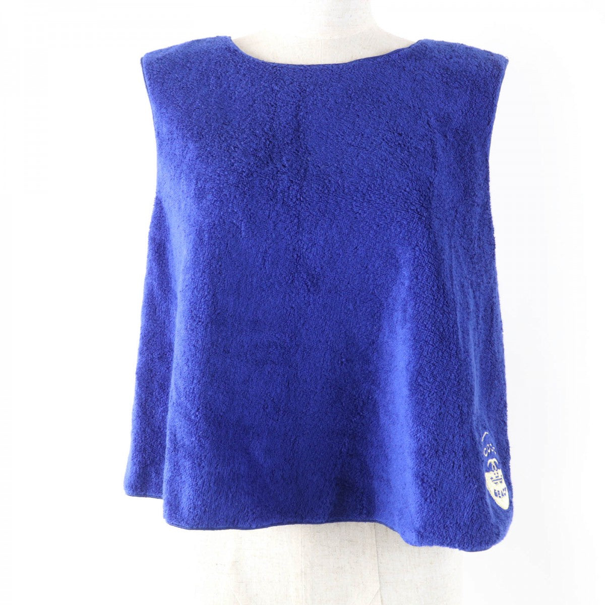 Chanel tops 19M part 75 cotton part Blue Handbag