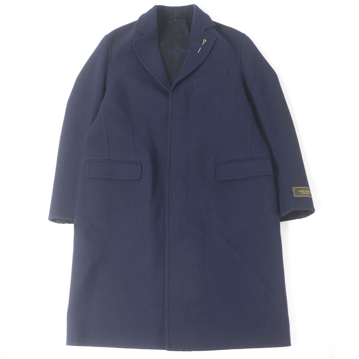 Louis Vuitton Chester coat Wool Cotton Navy Apparel