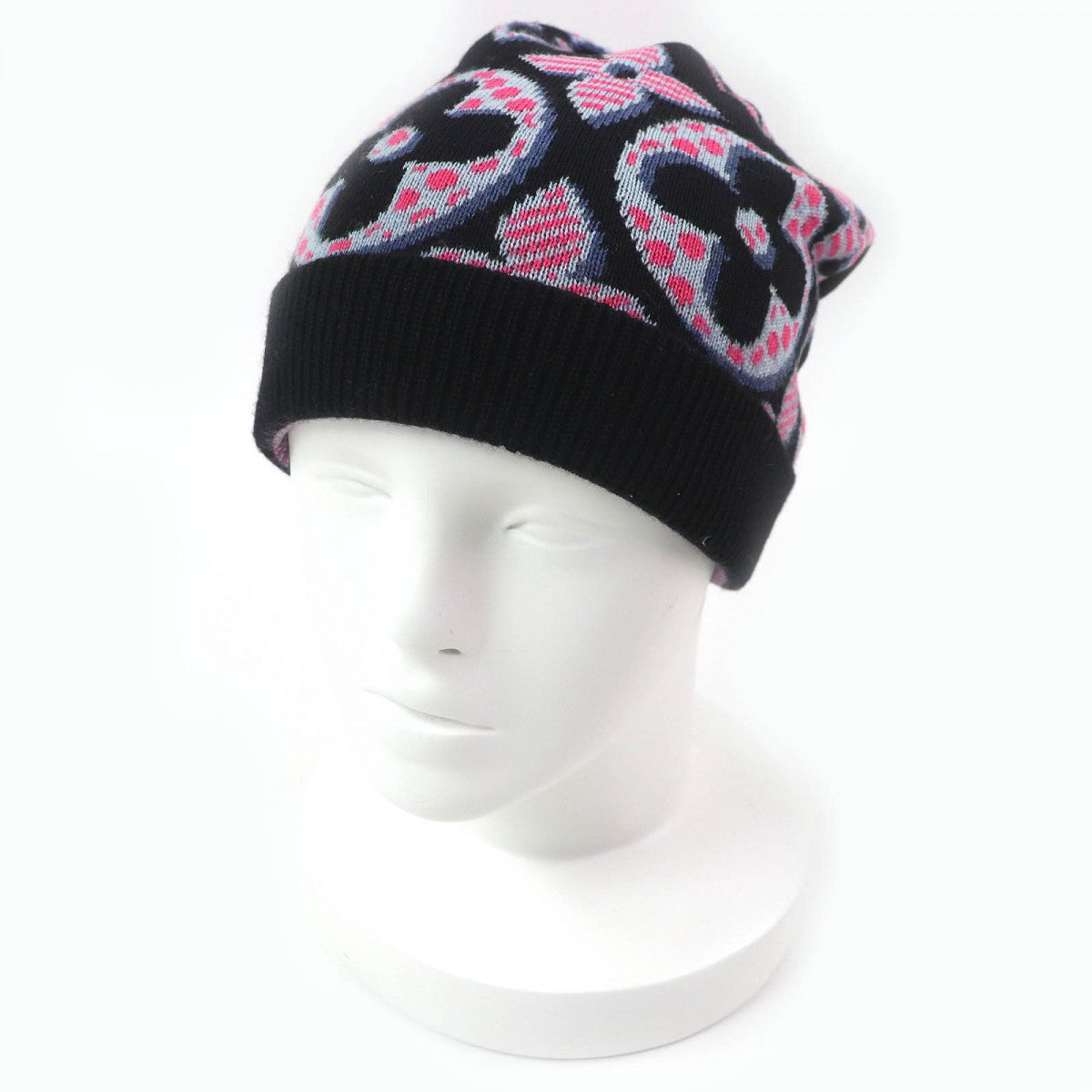 Louis Vuitton Knit M73898 Bone Giant Wool Black Blue Pink Apparel