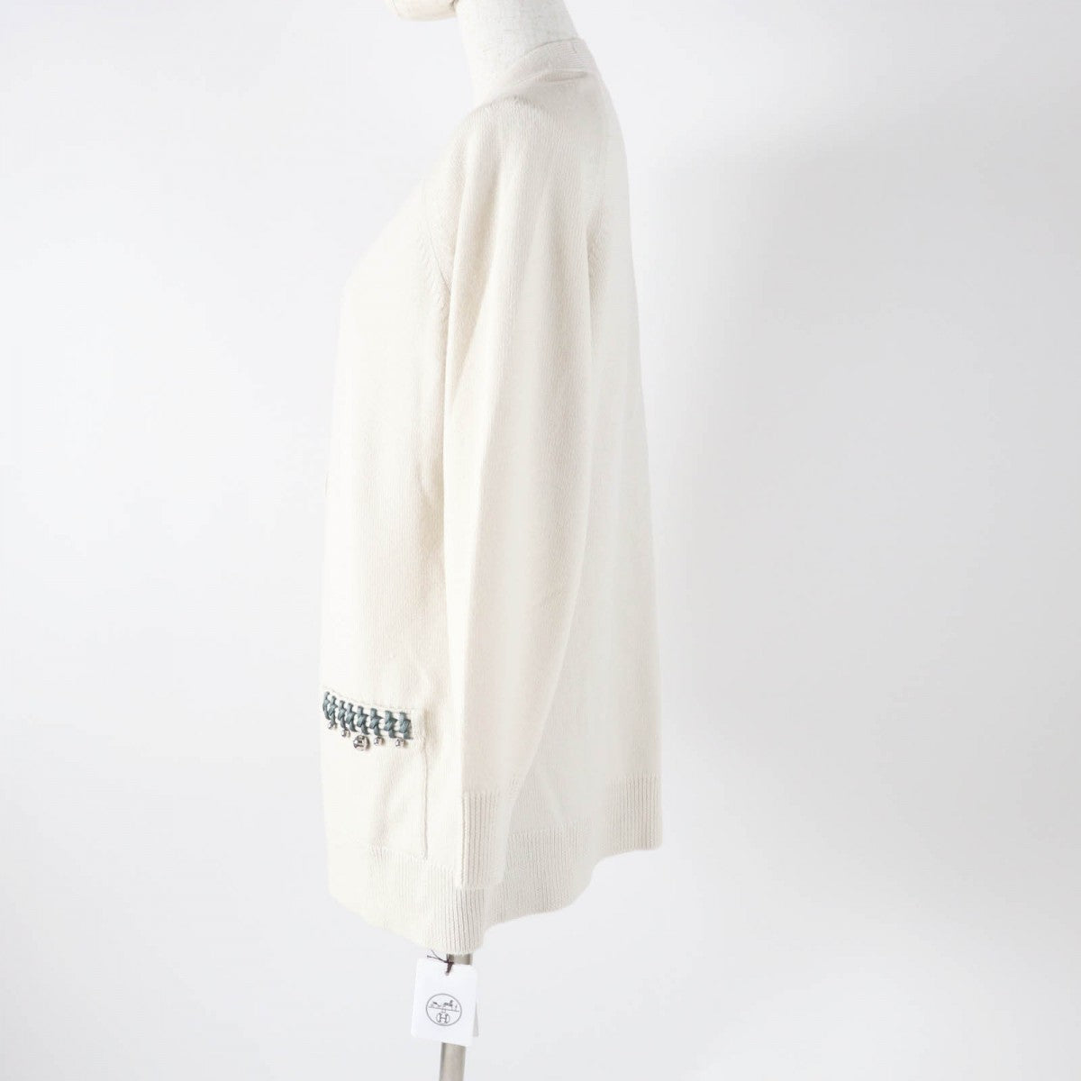 Cardigan Main: Wool, Part: Wool, Part: Silk Cream Travel Bag