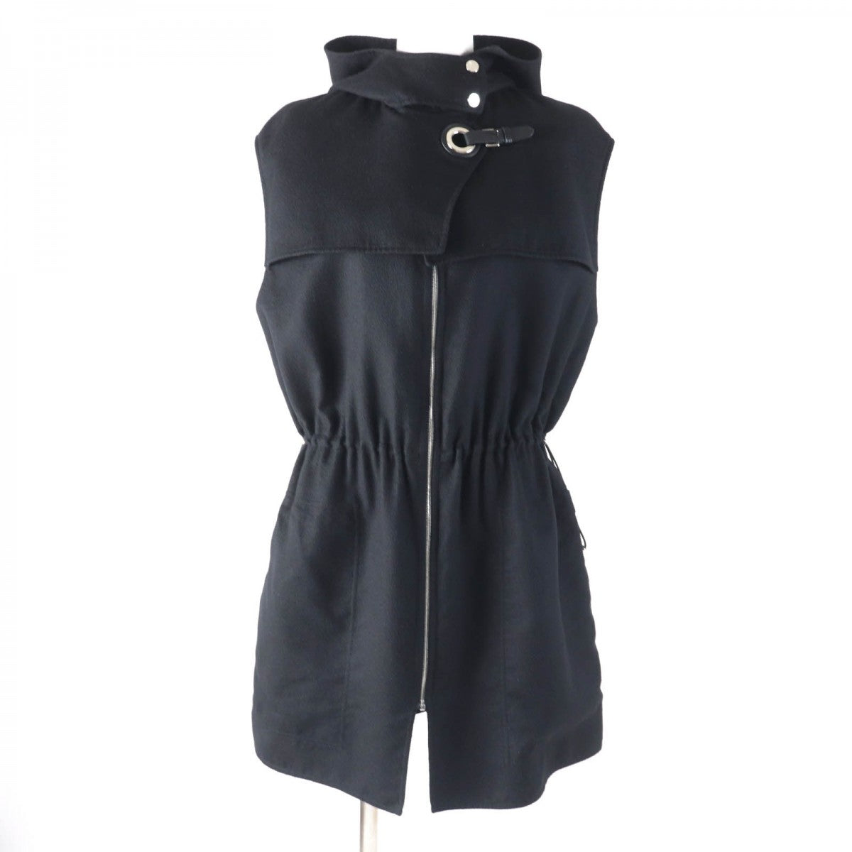 One Piece Outer: Cashmere, Outer: Silk, Part: Black Travel Bag