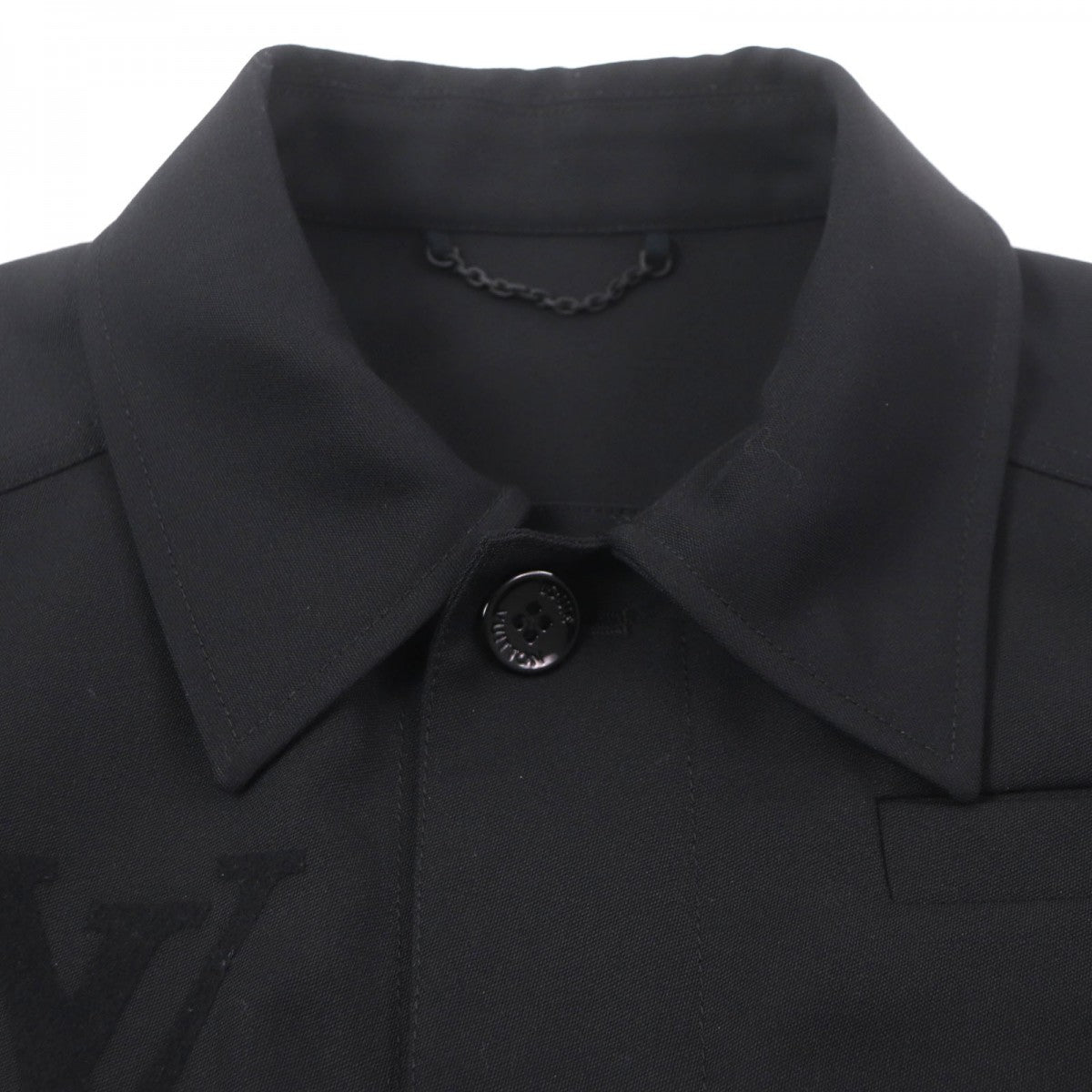 Louis Vuitton Jacket Wool Black Apparel