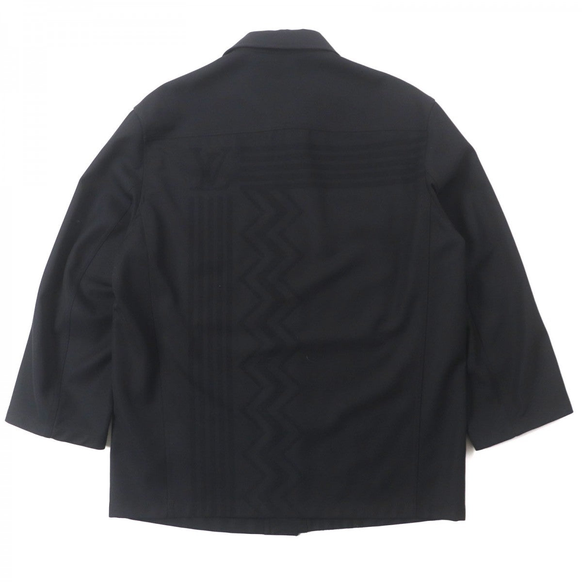 Louis Vuitton Jacket Wool Black Apparel