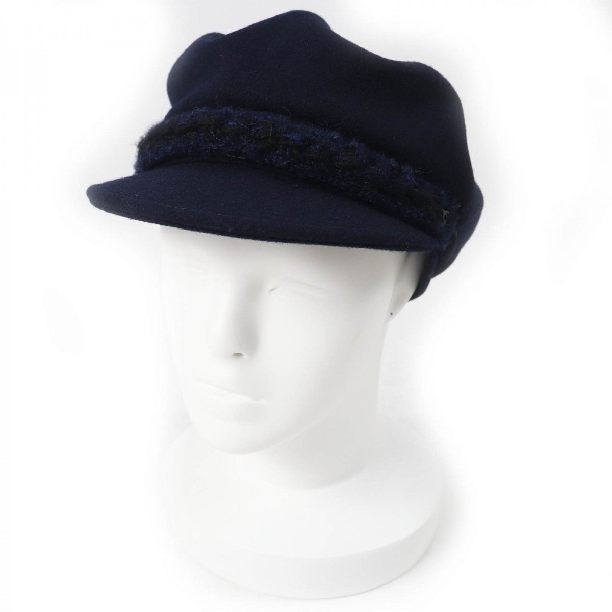 Chanel Casquette 19V Part 67 wool Dark Handbag