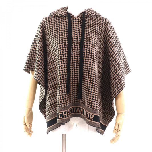 Dior Christian Poncho Cashmere Handbag Black Brown Travel Bag