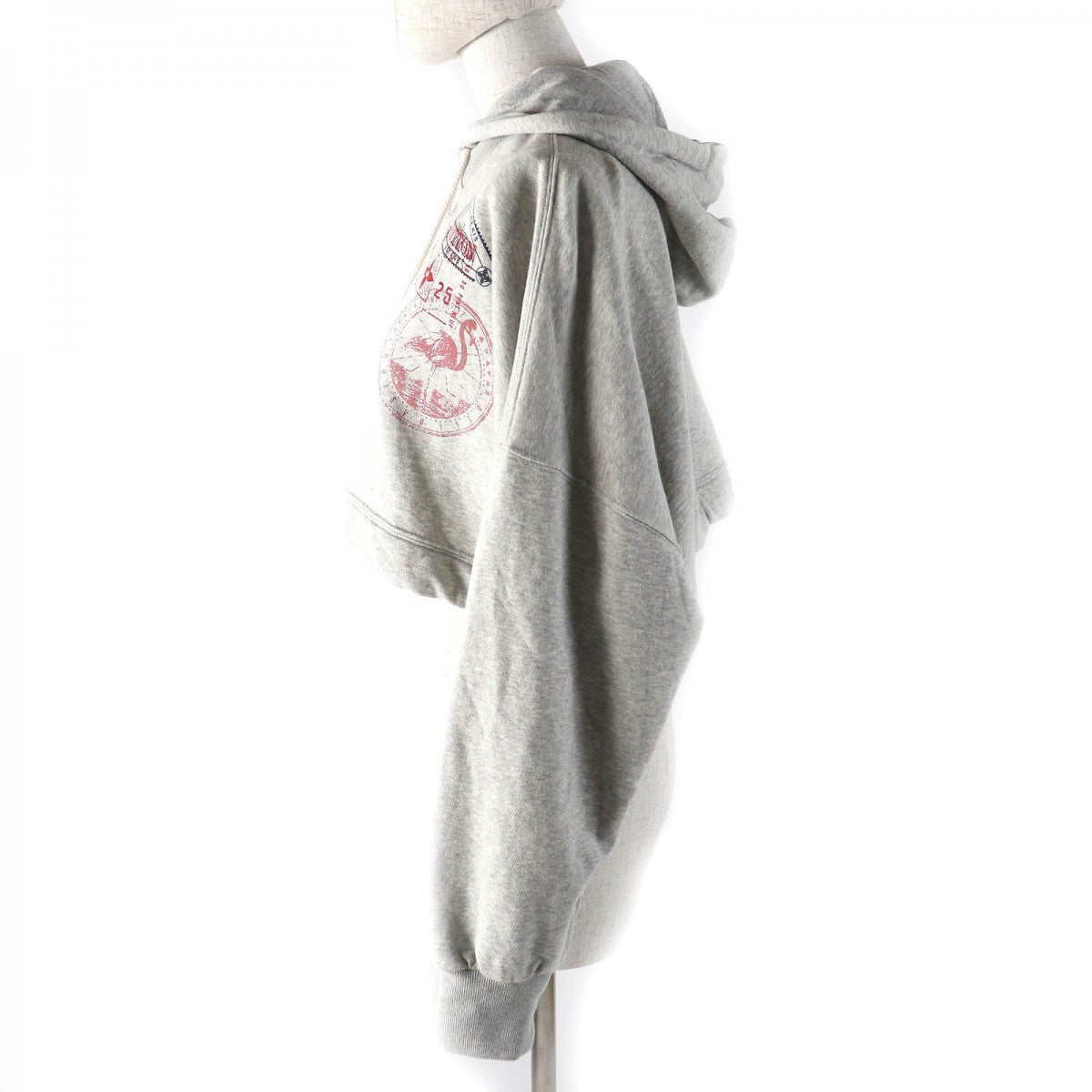 Louis Vuitton Hoodie 1AGDAG Part 90 Part Nylon Cotton Gray Apparel