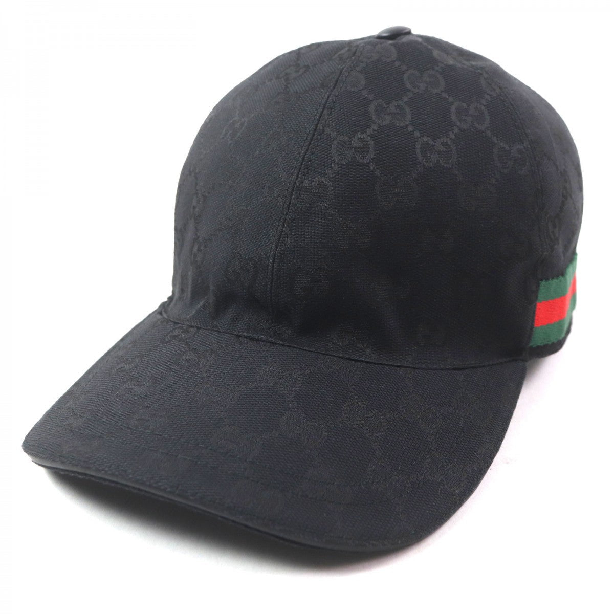 Gucci Part 100 e M Nylon Cotton Black Hat