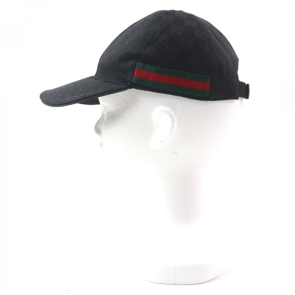 Gucci Part 100 e M Nylon Cotton Black Hat