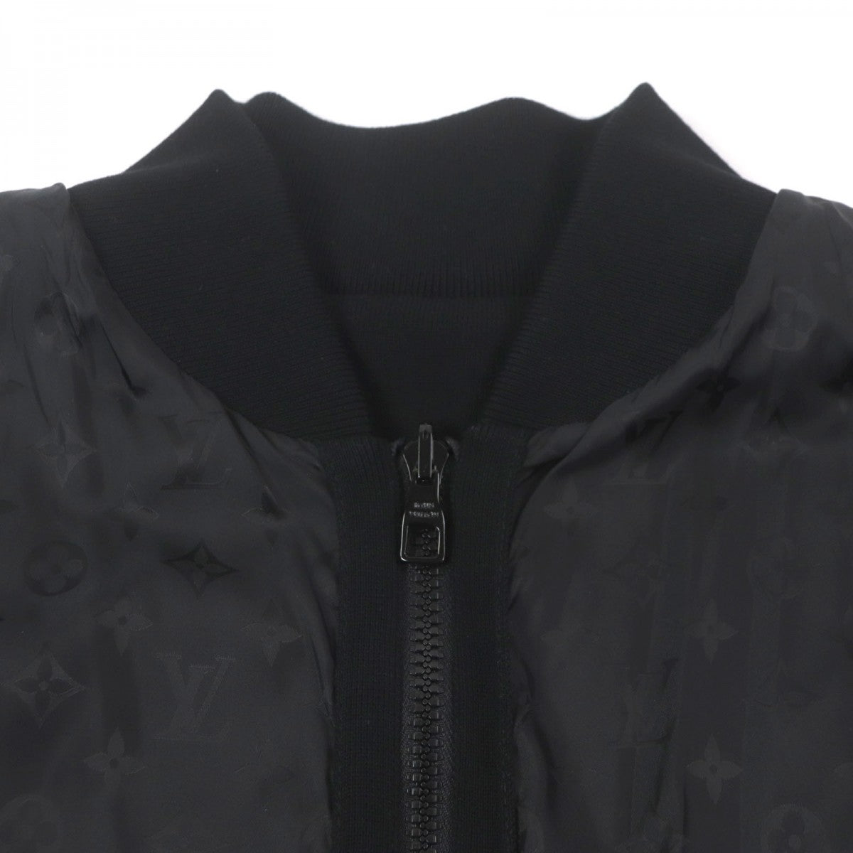 Louis Vuitton Bomber jacket Monogram Nylon Cotton Black Apparel
