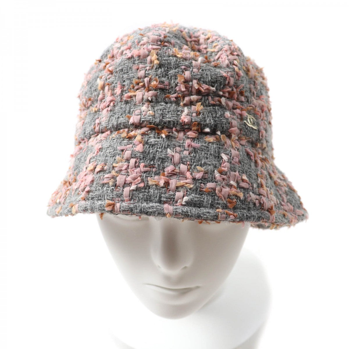 Chanel hat Pink Gray
