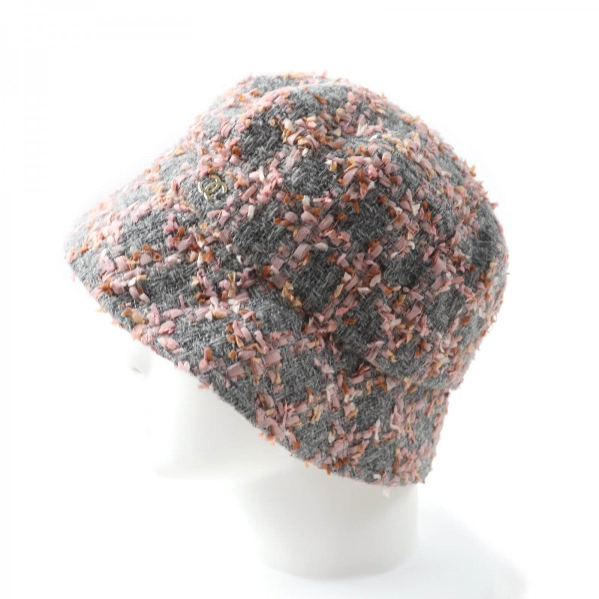 Chanel hat Pink Gray