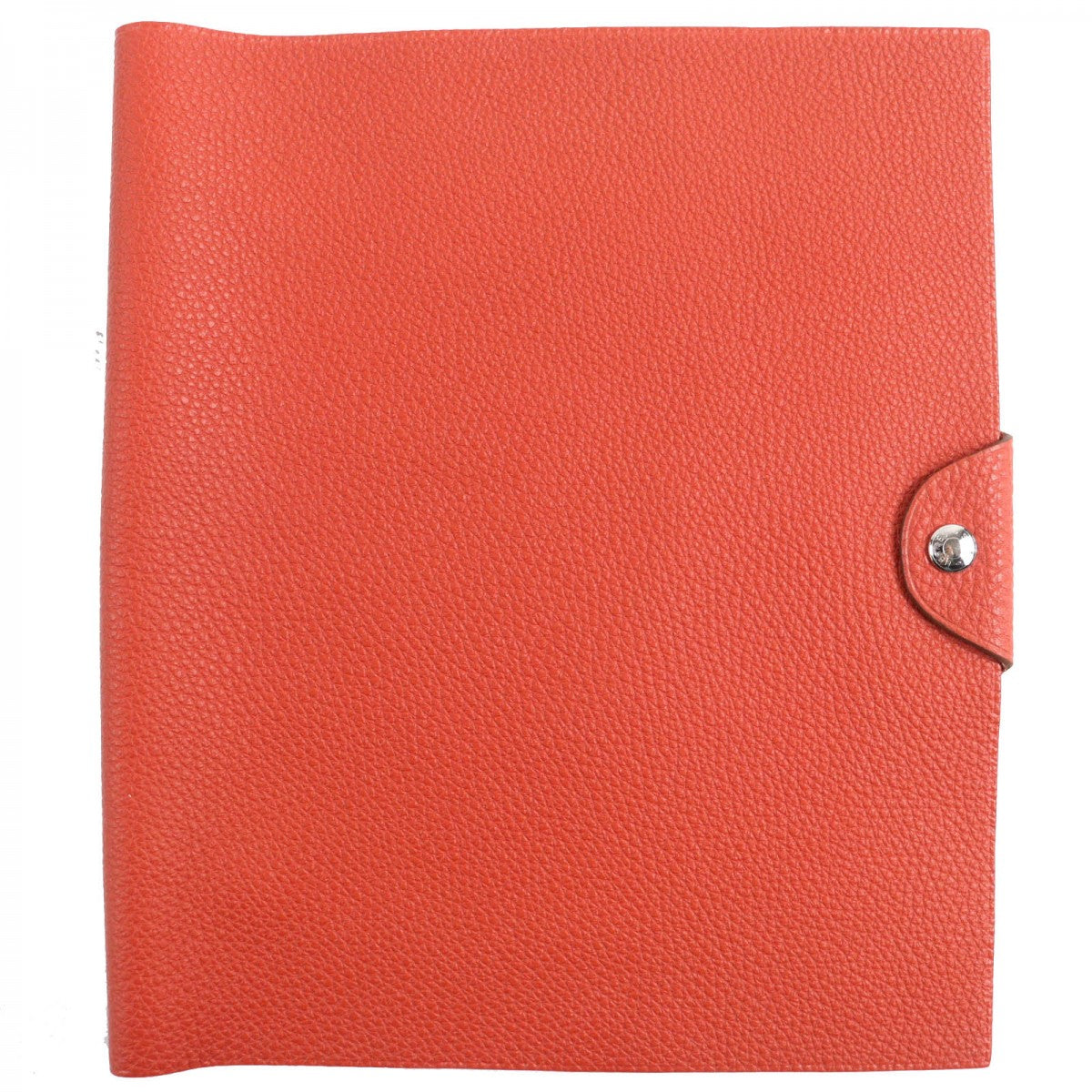 Notebook Cover Togo Orange Yuris Women Handbag Travel Bag