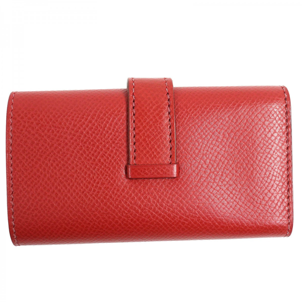 Key Case Key Holder Epsom Bean Women Red Travel Bag