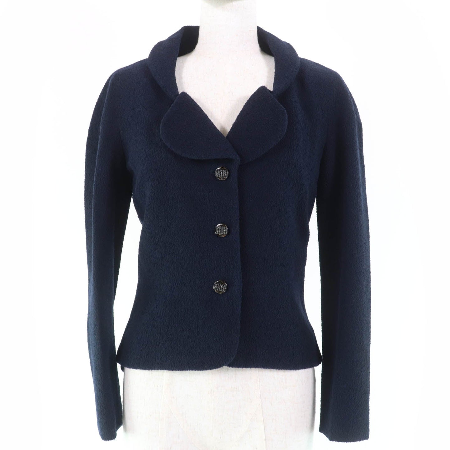 Chanel COCO Mark Button Wool Jacket