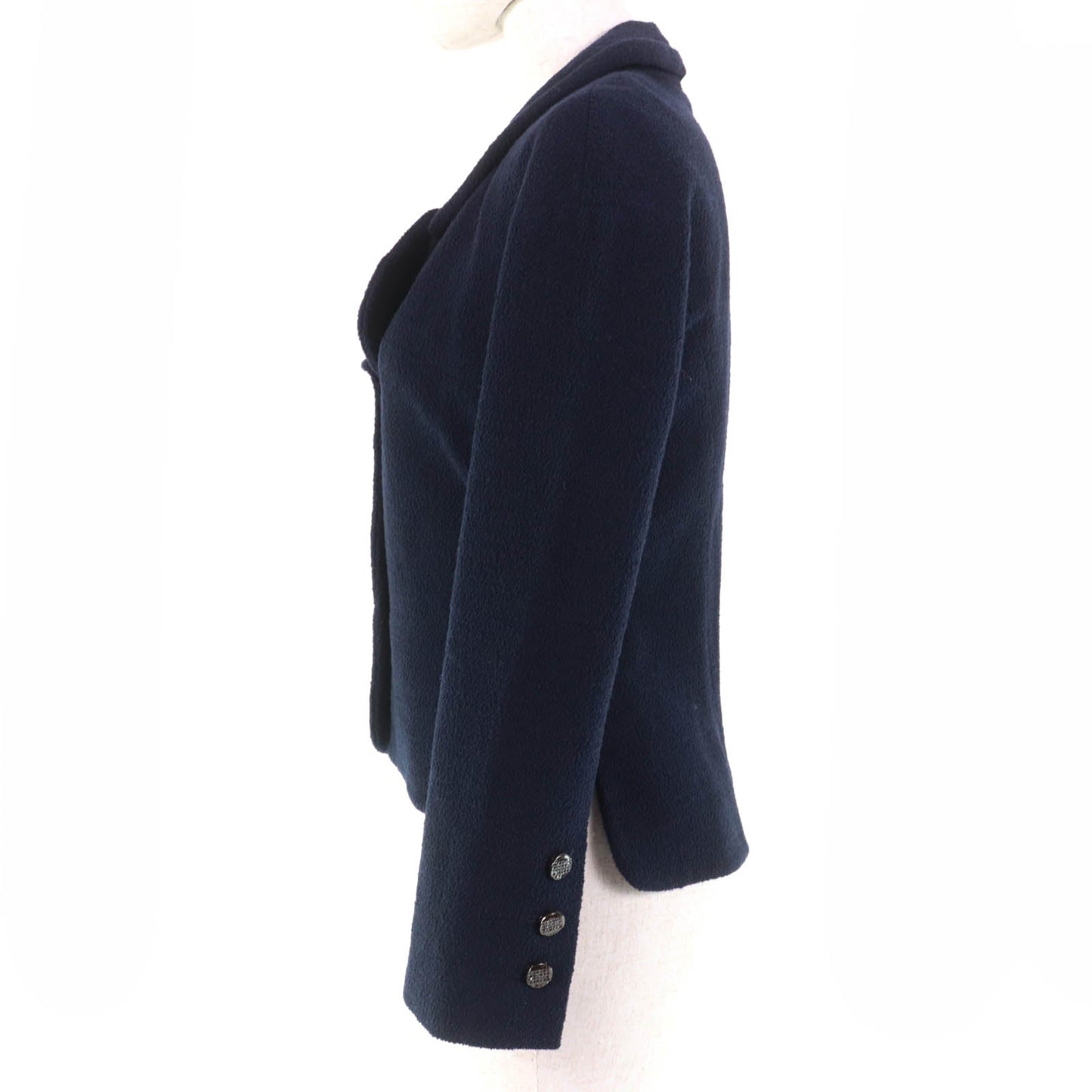 Chanel COCO Mark Button Wool Jacket