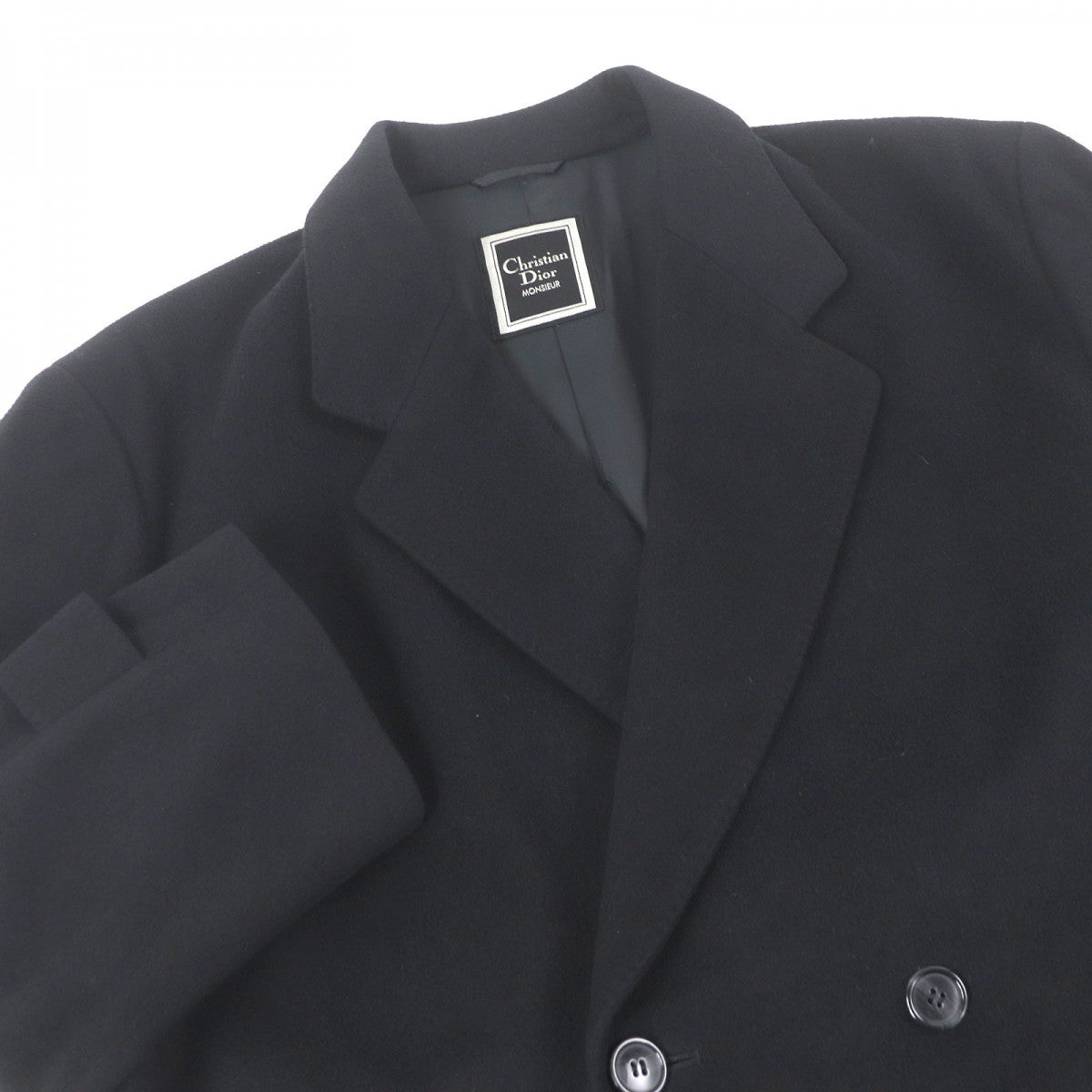 Dior Christian Coat Outer: % Cashmere, Lining: % Black Travel Bag