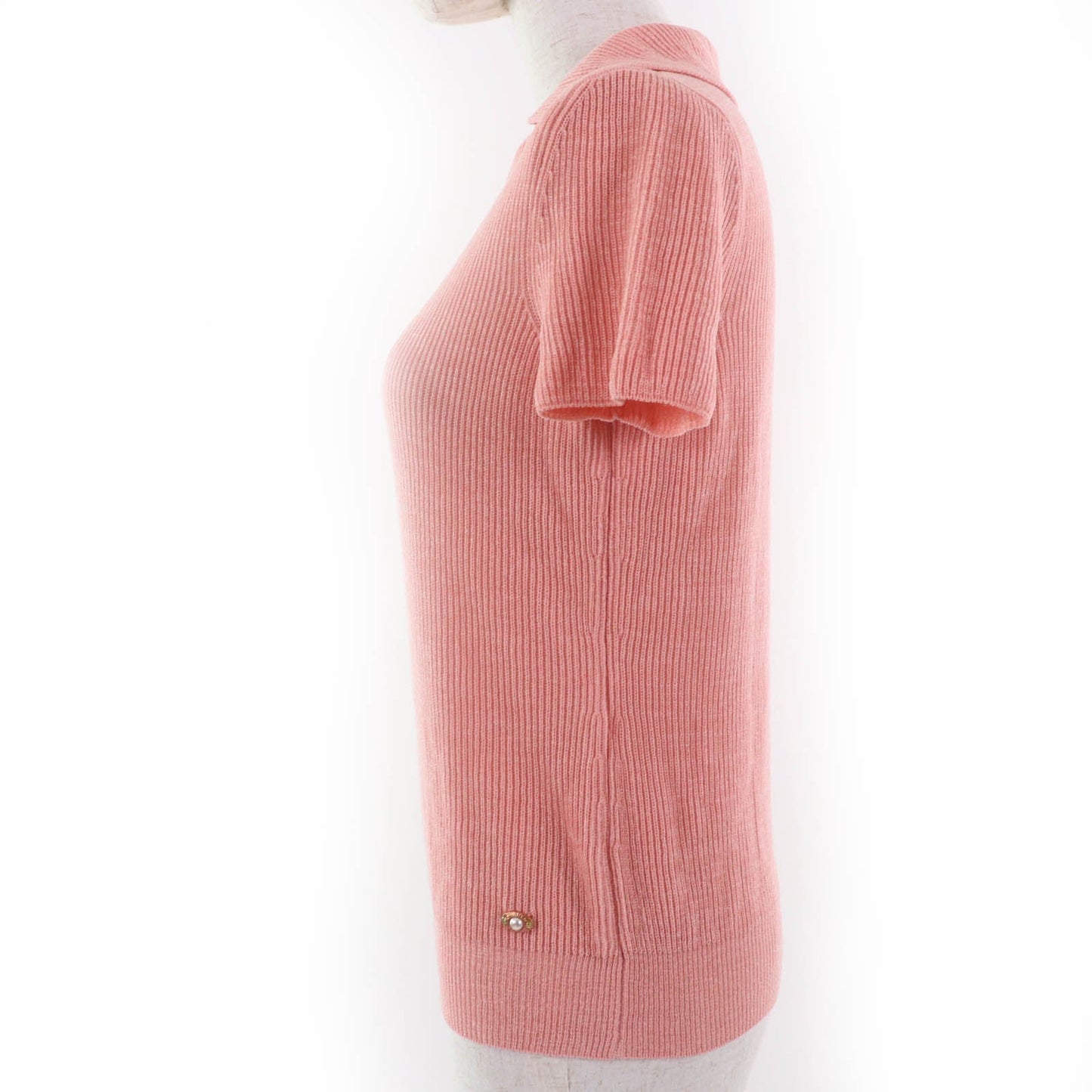 Chanel Coco Mark Parts Knit Short Sleeve Top Bag