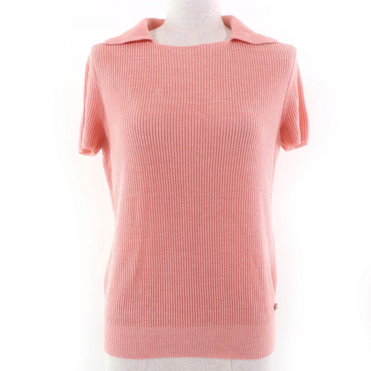 Chanel knit 17P Pink Handbag