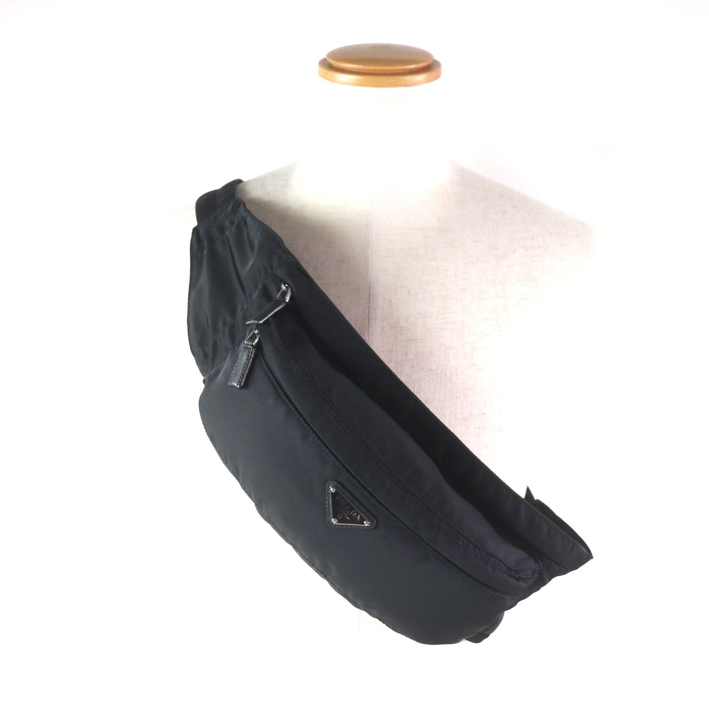 Prada 2Vl132 Belt Bag Leather Nylon Saffiano