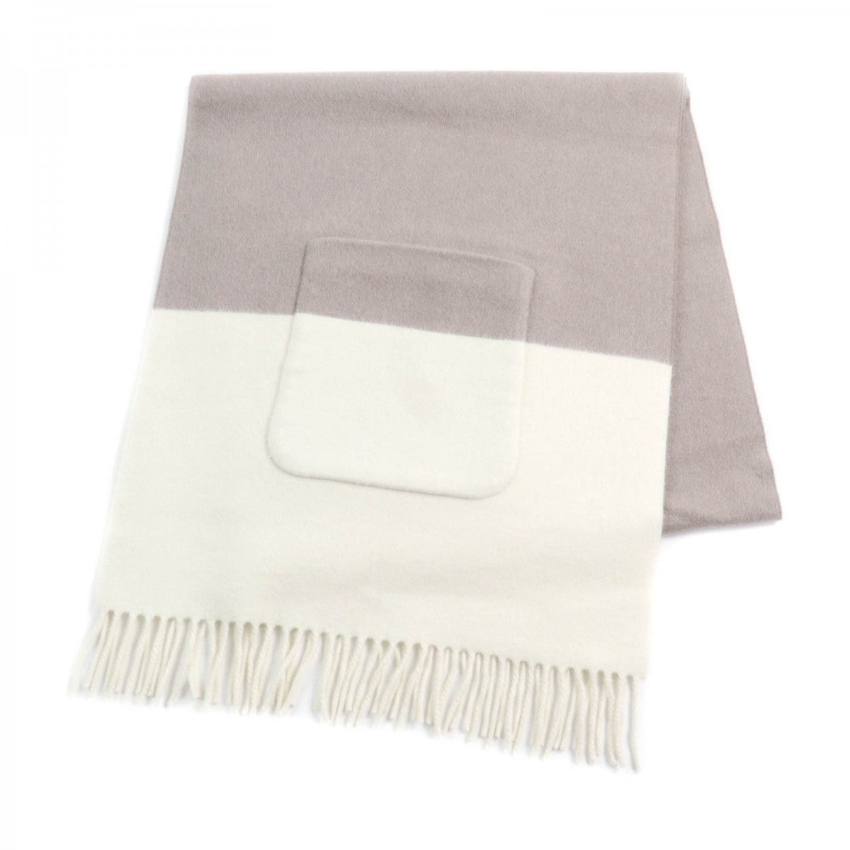 Stall Main: Cashmere, Lining: Silk, Part: Sheepskin White Travel Bag