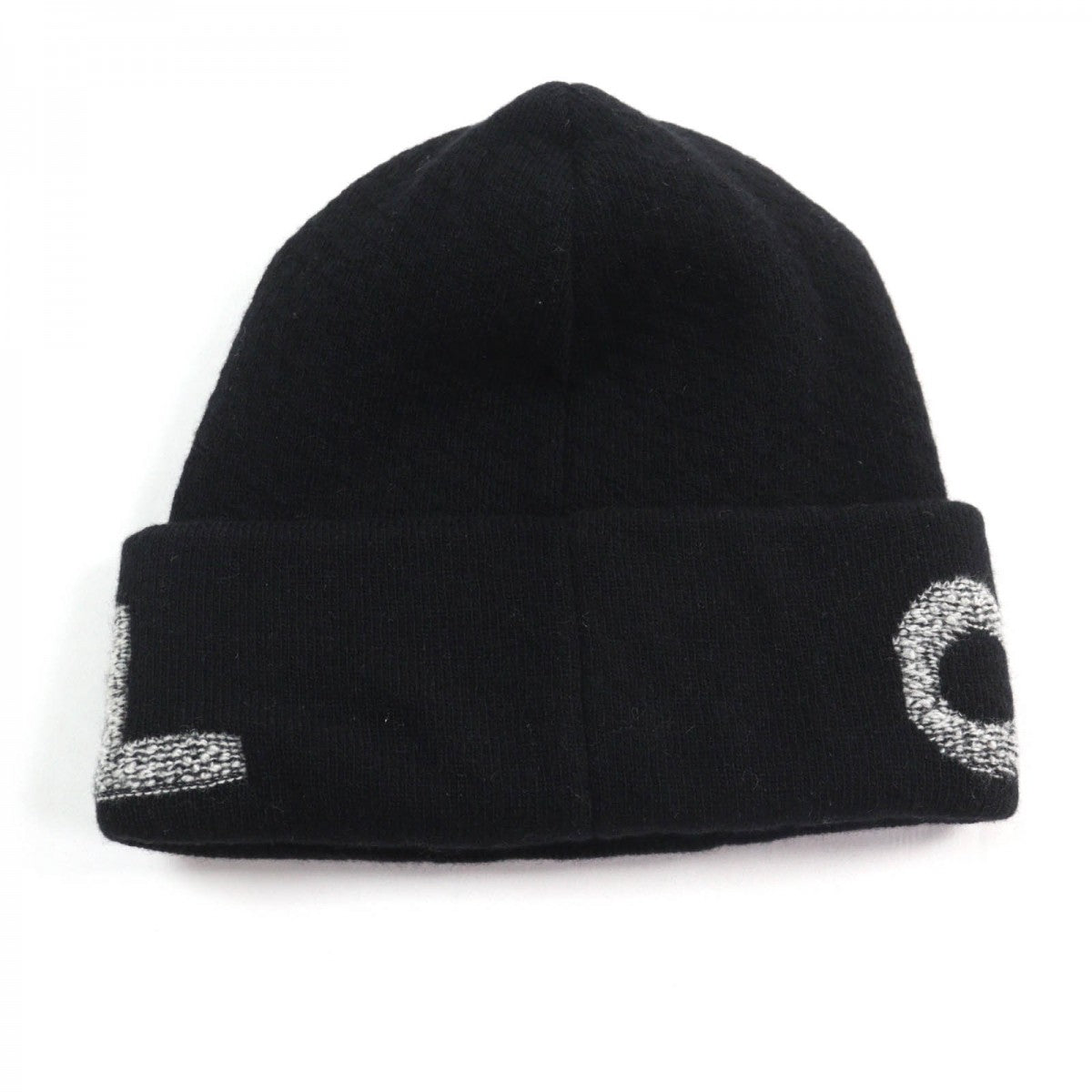 Chanel Knit cap Black Hat