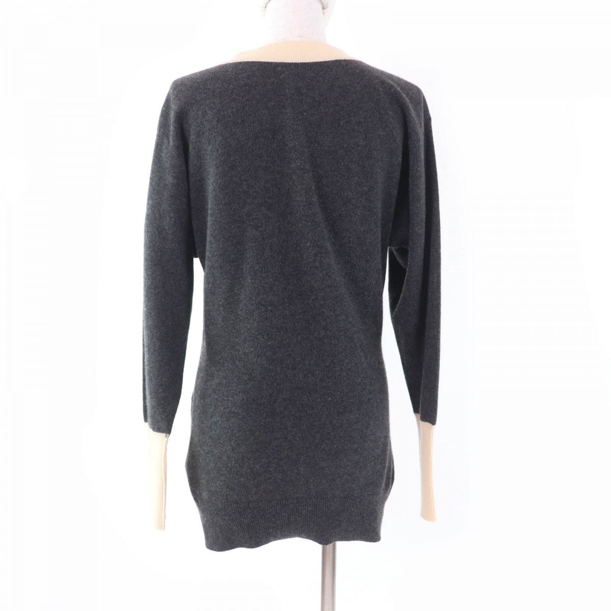 Chanel cardigan Beige Gray Handbag