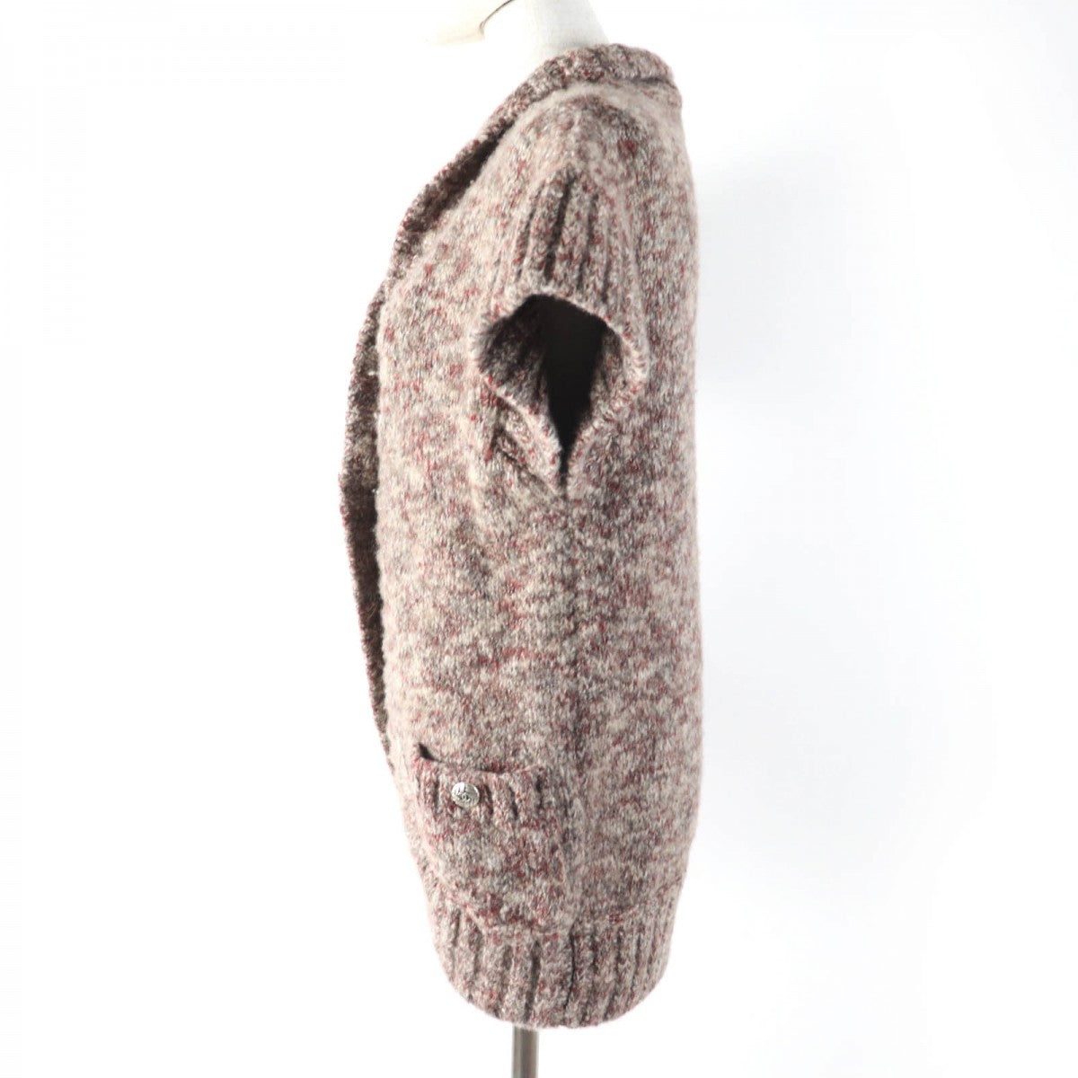 Chanel cardigan 39 cashmere 17 alpaca 2 Red Handbag