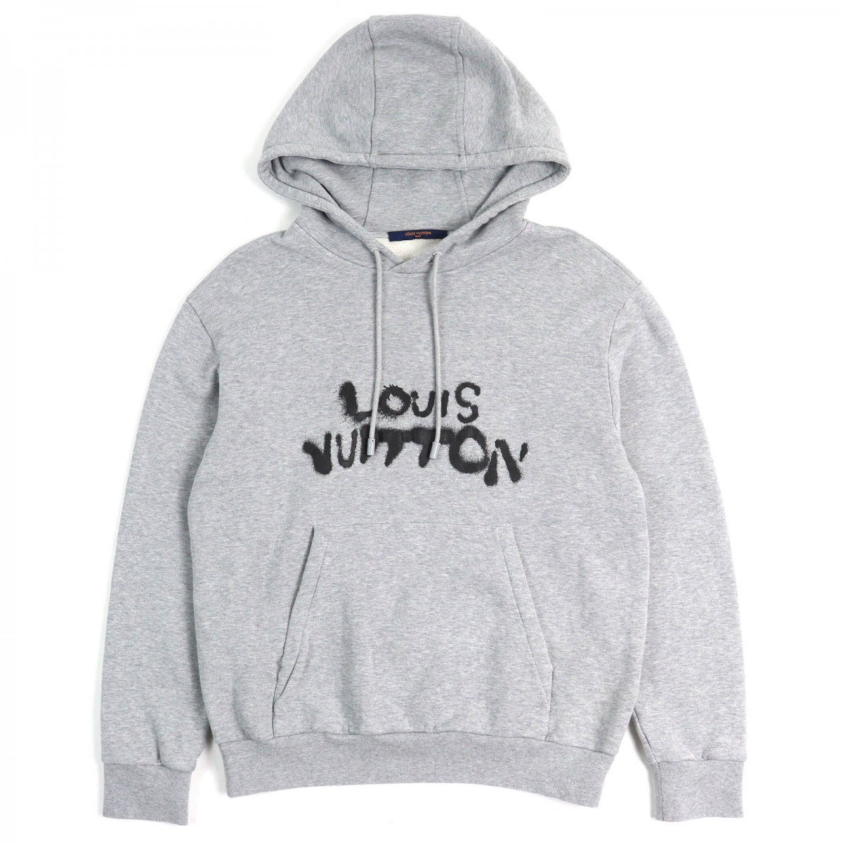 Louis Vuitton Hoodie ns S Cotton Gray Apparel