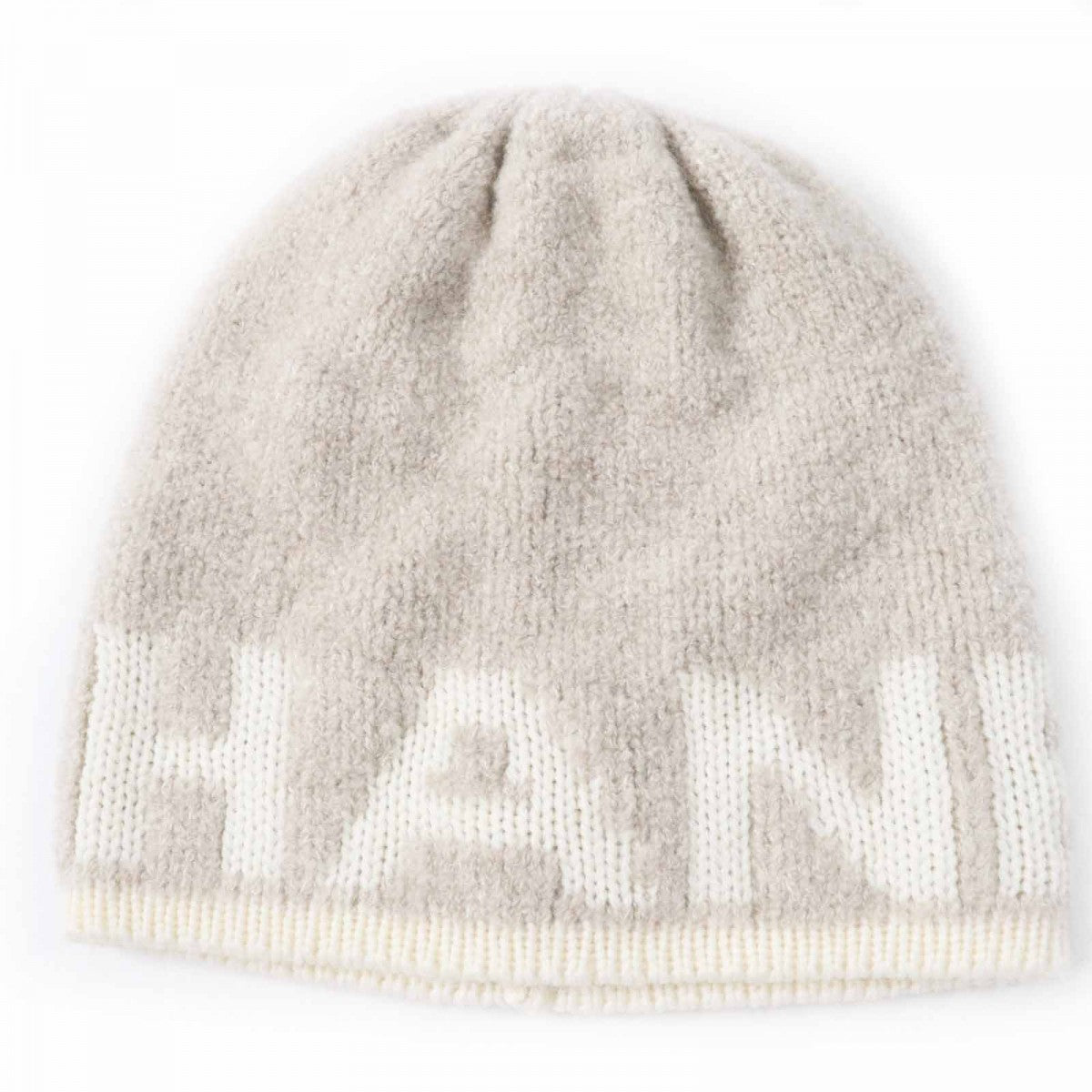 Chanel Knit cap 21B White Beige Hat