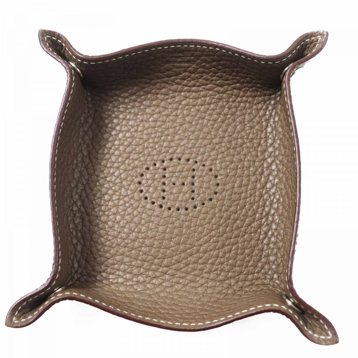 Other Accessories Taurillon Clemence Posh Mise & Brown Mini Travel Bag