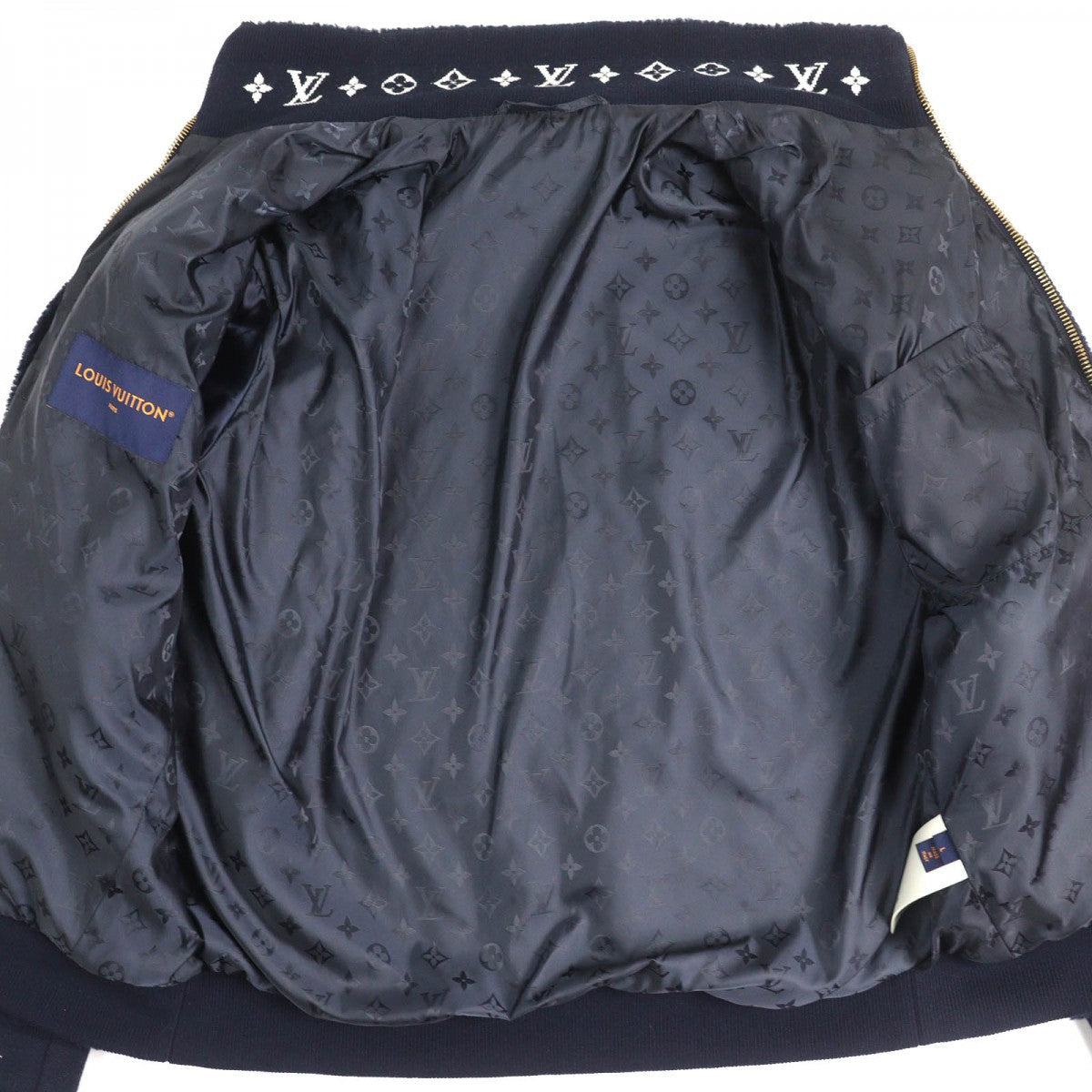 Louis Vuitton Blouson 1AGLXQ tch fleece blouson Leather Handbag