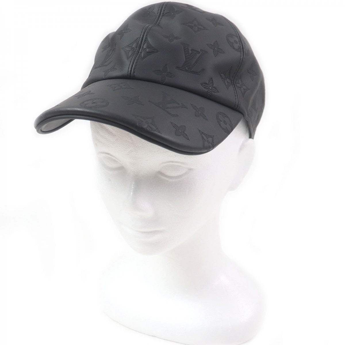 Louis Vuitton M76581 Monogram Cotton Black Hat