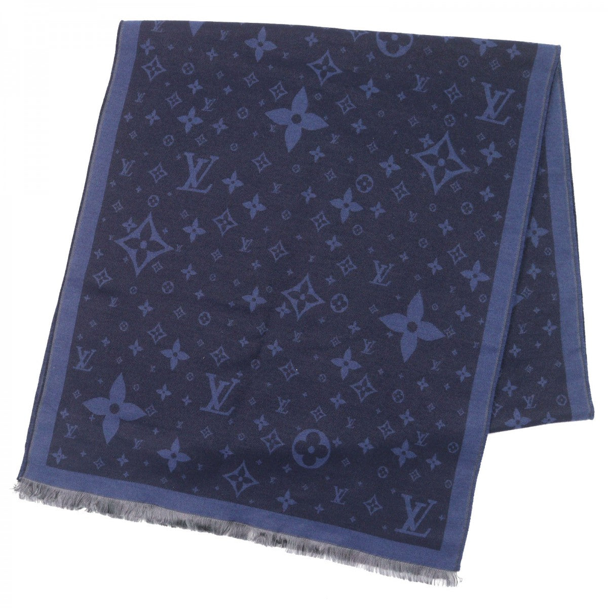 Louis Vuitton Stall R98933 Wool Blue Navy Apparel