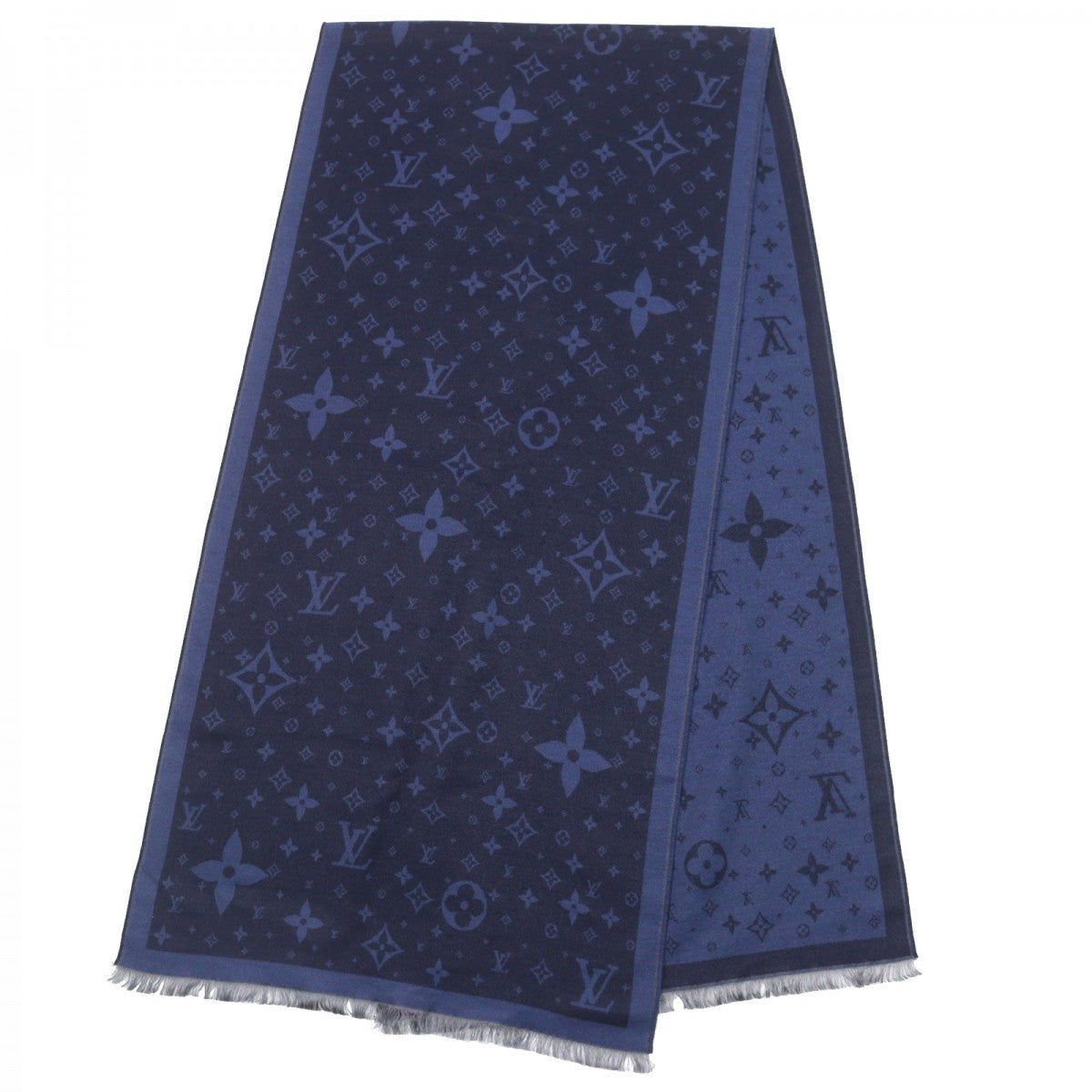 Louis Vuitton Stall R98933 Wool Blue Navy Apparel