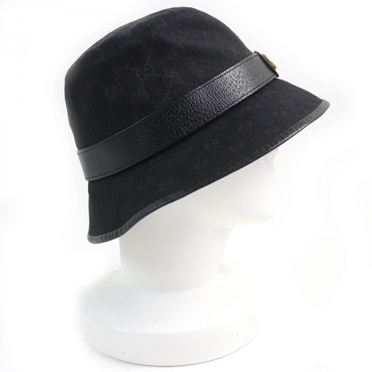 Gucci Part 50 rayon Part 50 Nylon Cotton Black Hat