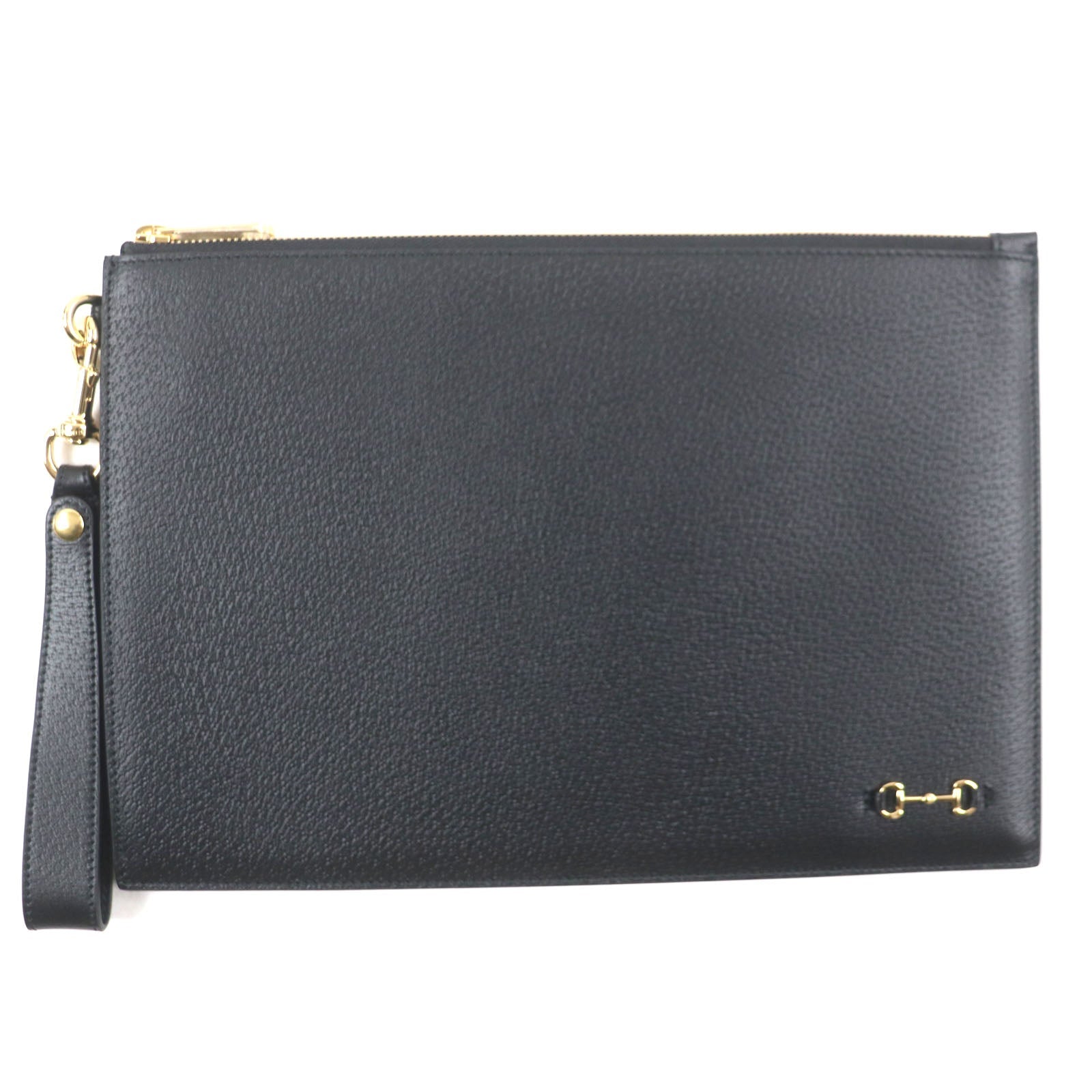 Gucci Horsebit Clutch Bag Leather