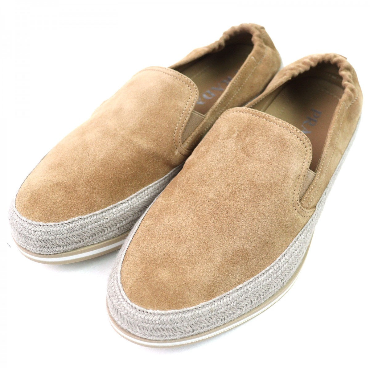 Slip On Main: Natural Mens . Handbag Leather Suede Travel Bag