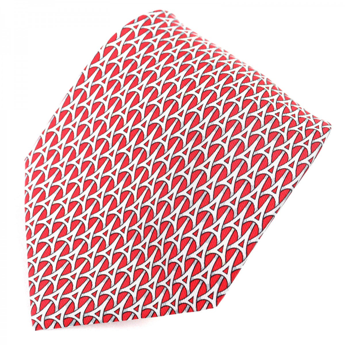 Tie Sa Main: Silk Tower Pattern Mens Red Travel Bag