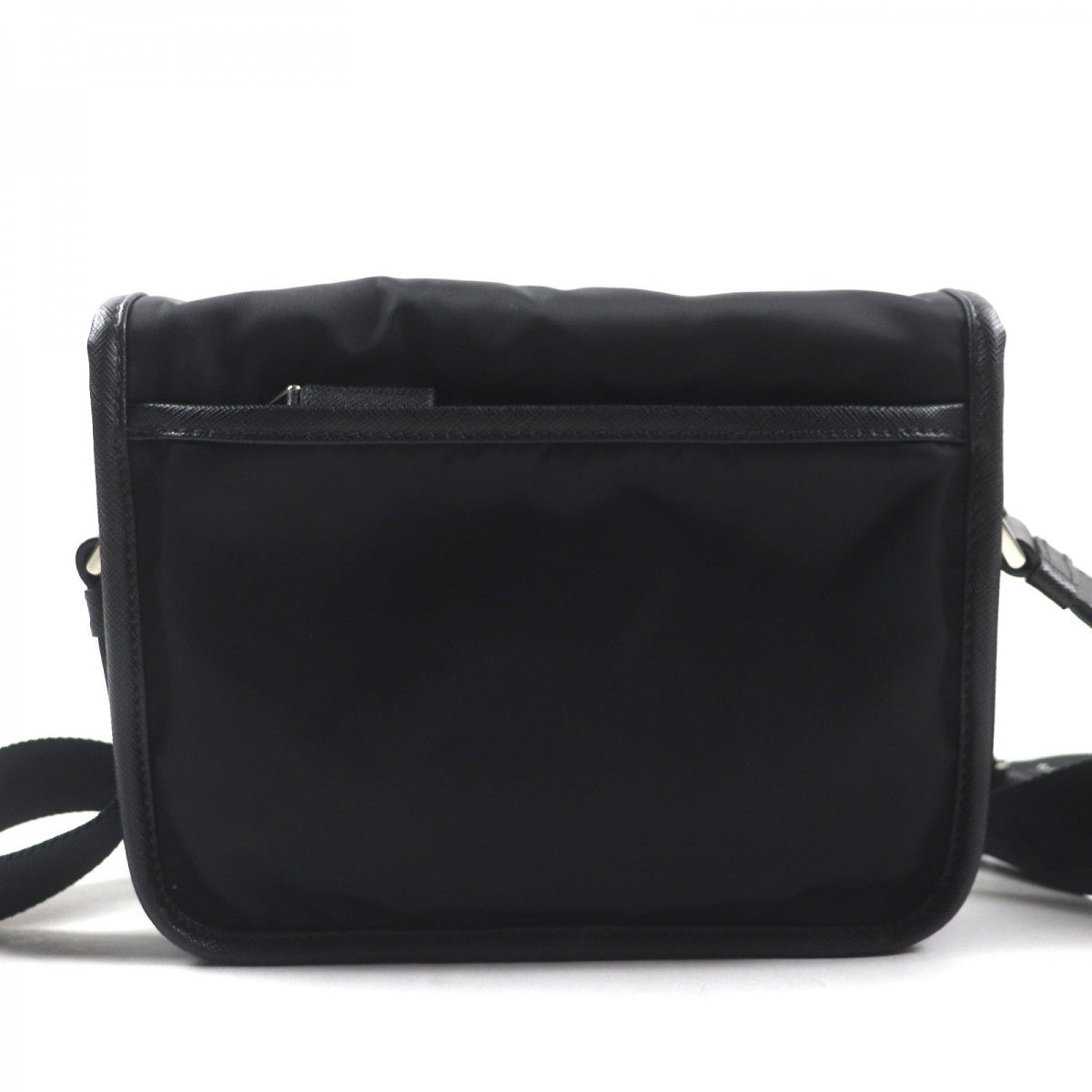 Shoulder Bag Main: Tessuto, Part: Saffiano Mens Leather Black