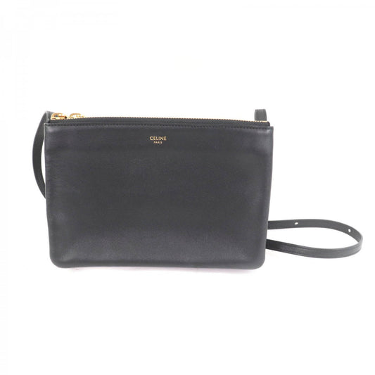 Shoulder Bag Main: Smooth Lambskin Trio Women Black Small
